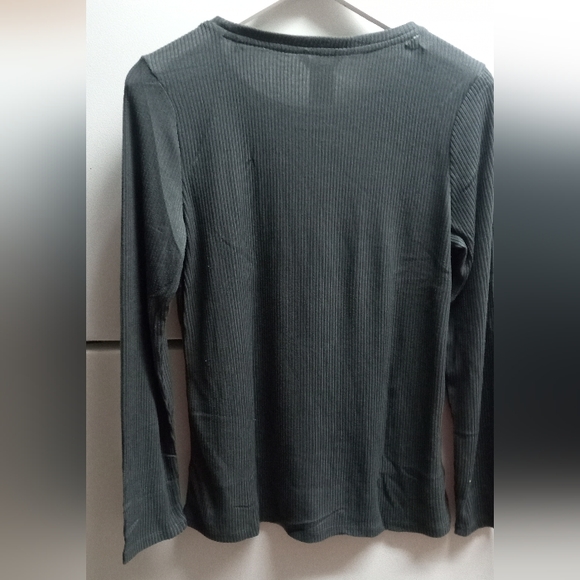 Lucky Brand Slate Gray Thermal Shirt - Size: Small- But Fit Like A Medium - Picture 3 of 4
